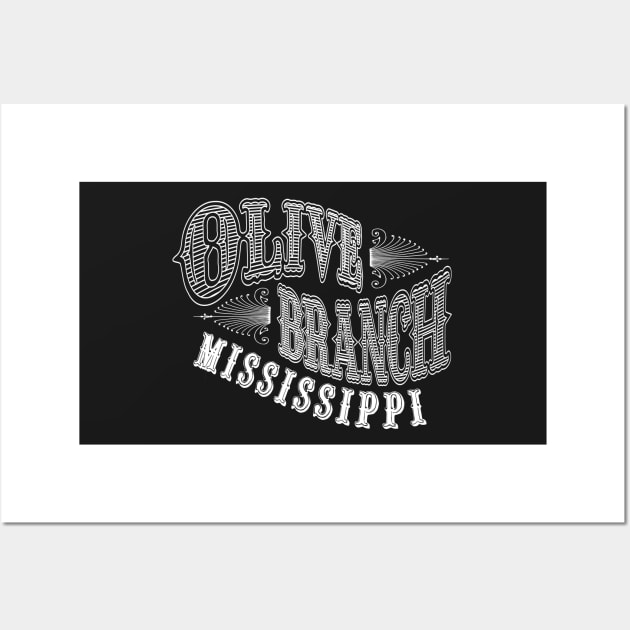 Vintage Olive Branch, MS Wall Art by DonDota